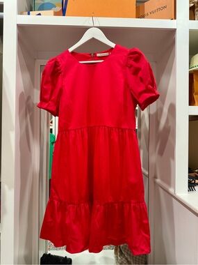 ❤️ Alice + Olivia: Ann Dress, Red, Soxlze 14